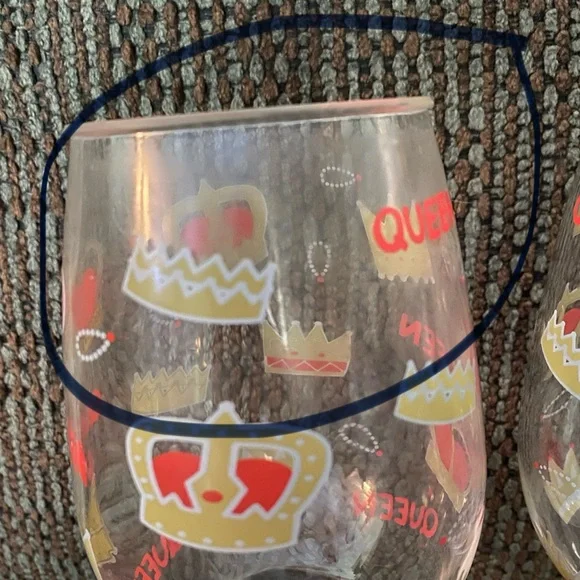 Set of 2 Lolita wine glasses - Picture 2 of 4